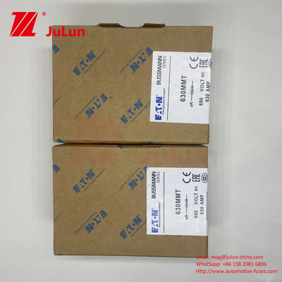 BUSSMANN 630MMT 690V সিরামিক কপার অটোমোটিভ ফিউজ M6/M8 ইনস্টলেশন 630A বৈদ্যুতিক বর্তমান নিরাপত্তা ফিউজ