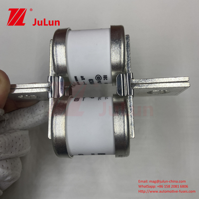 BUSSMANN 630MMT 690V সিরামিক কপার টুইন ফ্ল্যাট প্লেট বোল্ট টাইপ ফিউজ অটোমোটিভ জন্য