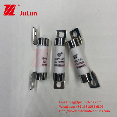 EV325 5FLL DC750V 10A 15A 20A Ex10A-100A EV চার্জিং ফিউজ সহ সিরামিক এবং বাইরের পাইপ সহ