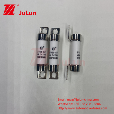 EV325 5FLL DC750V 10A 15A 20A Ex10A-100A EV চার্জিং ফিউজ সহ সিরামিক এবং বাইরের পাইপ সহ