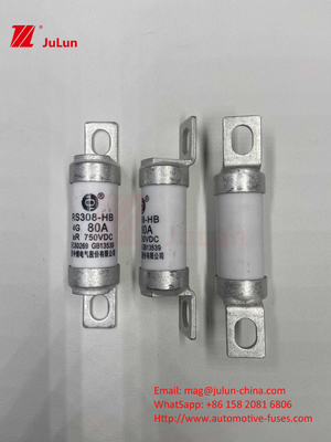 750VDC সিরামিক অটোমোটিভ ফিউজ RS308 HB 4G উচ্চ তাপমাত্রা 10A 20A 25A 30A 40A 50A 63A 80A 100A 750VDC ফিউজ