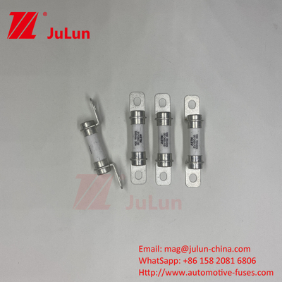 বৈদ্যুতিক গাড়ির ফিউজ 500VDC বোল্ট এম 6 বোল্ট 50A চমৎকার ডিসি ব্রেকিং ক্ষমতা ফিউজ