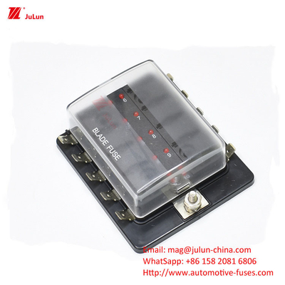 Eu UL একক/বিপোলার 32V30A-500A ম্যানুয়াল রিসেট সার্কিট ব্রেকার নাইলন হাউজিং এবং 30/50 এম্পার বোল্ট ফিউজ হোল্ডার