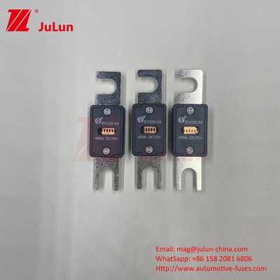 M6 বোল্ট টাইপ ইলেকট্রিক গাড়ি 70VDC নিউ এনার্জি যানবাহন ইলেকট্রিক যানবাহন ফিউজ 200A EV320 5C