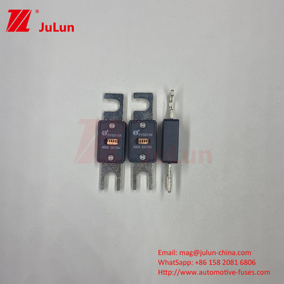 EV320-5X-80A 70VDC অটোমোবাইল অ্যাপ্লিকেশনের জন্য কালো সিরামিক বৈদ্যুতিক যানবাহন ফিউজ