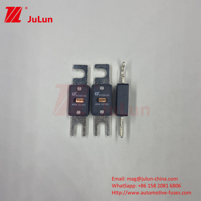 SINO 6kA সিরামিক EV320-5X-80A-N কপার কোয়ার্টজ স্যান্ড টিউব টাইম ধ্রুবক 2ms EV ইলেকট্রিক কার ফিউজ