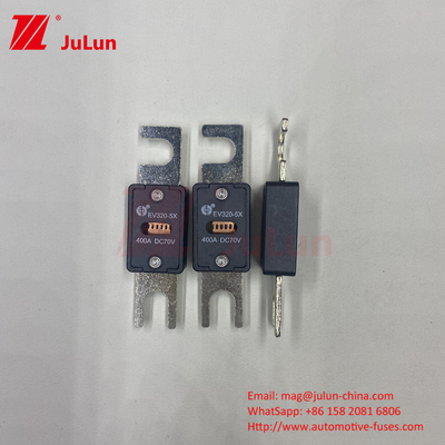 EV320-5X-150A 70VDC ট্র্যাকশন সিস্টেমের জন্য EV ফিউজ ব্যবহার ISO8820-5 স্ট্যান্ডার্ড