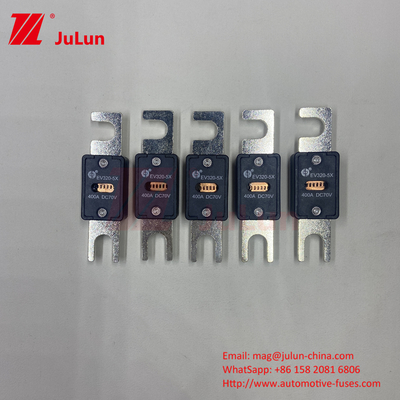 EV320-5X-150A 70VDC ট্র্যাকশন সিস্টেমের জন্য EV ফিউজ ব্যবহার ISO8820-5 স্ট্যান্ডার্ড