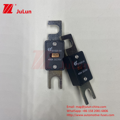 বৈদ্যুতিক গাড়ির জন্য কালো সিরামিক ভোল্টেজ EV320-5X-200A-N EV ফিউজ এসি ডিসি ফিউজ বক্স M6 M8