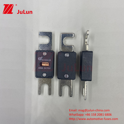 EV320-5X-350A-N 70VDC 6kA সিরামিক কপার ইলেকট্রিক যানবাহন ফিউজ EV ট্র্যাকশন সিস্টেম নিরাপত্তা জন্য