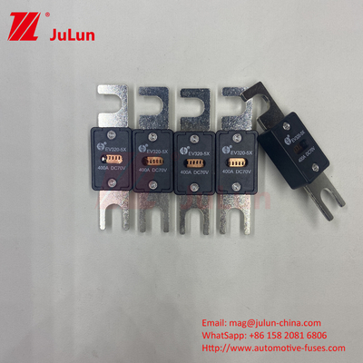 EV320-5C-100A-N 70VDC M6 M8 মাউন্টিং টাইপ গাড়ির ব্লেড ফিউজ 80-500 এম্পিয়ার স্থিতিশীলতা বজায় রাখুন