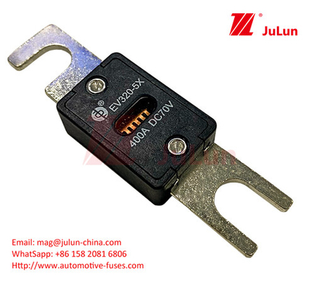 EV320-5C-225A-N 70VDC কাস্টম লোগো অটোমোটিভ ব্লেড ফিউজস স্ক্রু প্লাগ ইন এম 6 এম 8 কপার 80A-500A