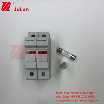 TUV CE 10*38mm DC 1000V সৌর PV ফিউজ ফিউজ 20A LED ফিউজ হোল্ডার সুরক্ষা সঙ্গে সৌর ইনভার্টার জন্য
