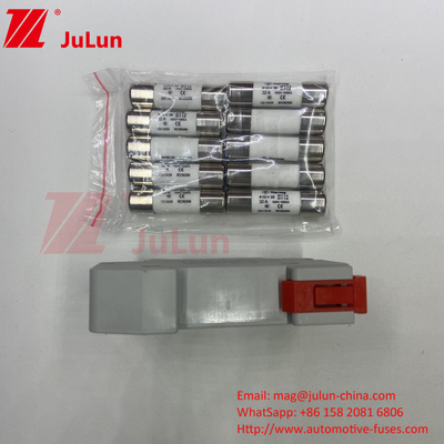 1000VDC-1500VDC সোলার পিভি ফিউজ হোল্ডার ফিউজ 2 এমপি ফিউজ সোলার ডিসি সিলিন্ড্রিকাল ফিউজ লিঙ্ক সহ