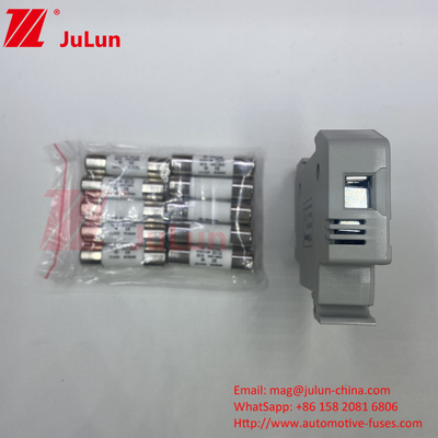 সৌর PV ইনস্টলেশনের জন্য 10A-63A পিভি ফিউজ 32A 10X38mm 1000V ডিসি ডিন রেল ফিউজ হোল্ডার সৌর সিস্টেমের জন্য আলো সহ