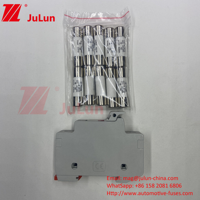 পেশাদার কারখানা BYPV-18 1pole 16a 1000v সার্টিফাইড সিলিন্ডারিকাল সিরামিক ফিউজ 30kA ব্রেকিং ক্ষমতা সহ