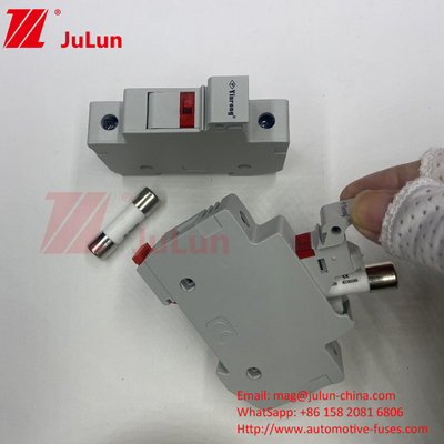 IEC60269.6 স্ট্যান্ডার্ড 1000VDC উচ্চ ভোল্টেজ সৌর ফিউজ ফিউজ সহ সামুদ্রিক সৌর ফিউজ হোল্ডার