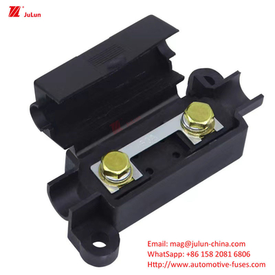 Eu UL 32V 30A-500A কপার অটোমোটিভ ফিউজ হোল্ডার ফর্ক বোল্ট ফিউজ হোল্ডার নতুন শক্তি উচ্চ বর্তমান ফিউজ