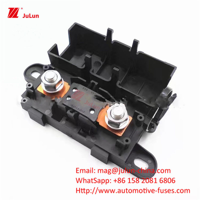 Eu UL 32V 30A-500A কপার অটোমোটিভ ফিউজ হোল্ডার ফর্ক বোল্ট ফিউজ হোল্ডার নতুন শক্তি উচ্চ বর্তমান ফিউজ