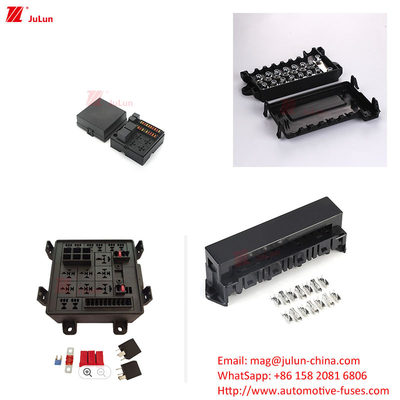 Eu UL 32V 30A-500A তামা যোগাযোগ বৈদ্যুতিক যানবাহন ম্যানুয়াল রিসেট সার্কিট ব্রেকার প্লাস্টিকের হাউজিং প্লাস্টিক / নাইলন