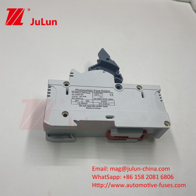 এসি RT18-32X ফিউজ হোল্ডার ফিউজিবলস বেস বক্স 10x38MM 500V ফাস্ট ব্লো সিরামিক RO15 RT18 DIN রেল Moun একক ফিউজ হোল্ডার
