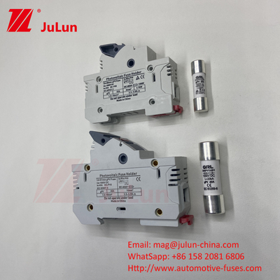 এসি RT18-32X ফিউজ হোল্ডার ফিউজিবলস বেস বক্স 10x38MM 500V ফাস্ট ব্লো সিরামিক RO15 RT18 DIN রেল Moun একক ফিউজ হোল্ডার