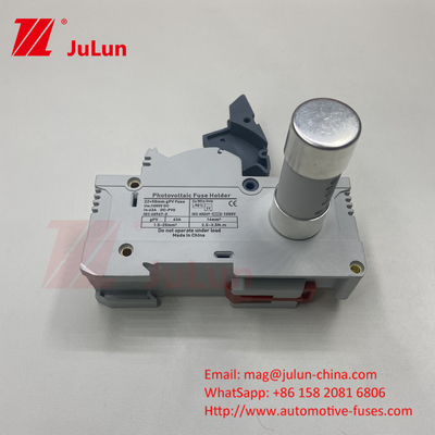 সৌর PV ফিউজ ফোটভোলটাইক জন্য DC1000V 10X38 সিরামিক ফিউজ হোল্ডার আইসোলেটর সুইচ সহ 10X