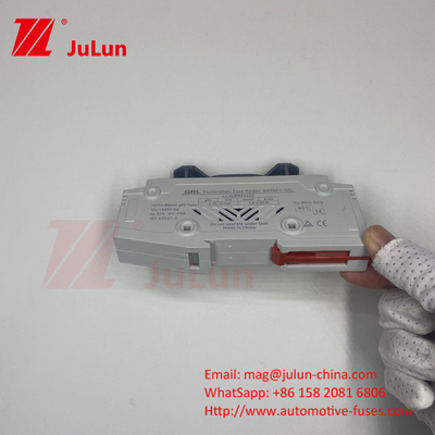1000VDC সৌর PV Din রেল ফিউজ বেলুন ফিউজ 10x38mm RT18-32 ফিউজ লিঙ্ক এসি