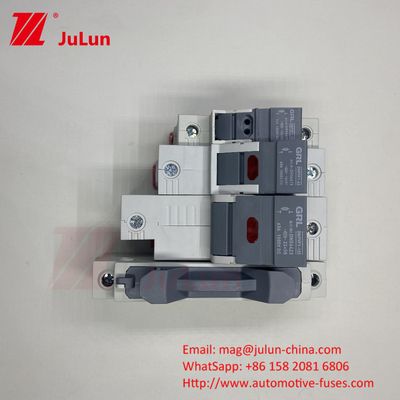 সিলভার ফিউজ উপাদান উপাদান 32A 3P 10*38 1000VDC সহ সৌর PV ফিউজ