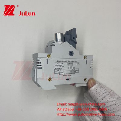 10*38mm gPV 1000VDC 32A FUSE Din গাইড ফিউজ হোল্ডার সহজ এবং নিরাপদ ইনস্টলেশনের জন্য