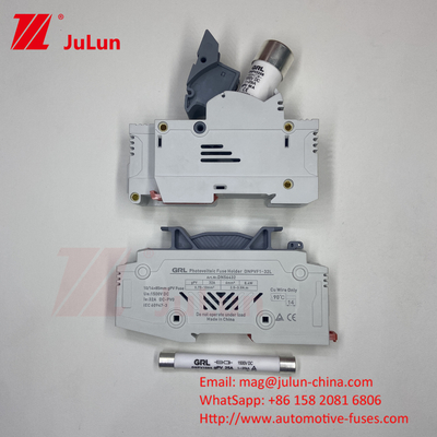বিক্রয় Mezeen 1P 10x38mm PV DC 1000V 32A ফিউজ এবং ফিউজ হোল্ডার সৌর সিস্টেম সুরক্ষার জন্য OEM উপলব্ধ