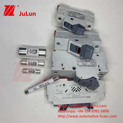 PV-50L ফিউজ সিলিন্ড্রিকাল সিরামিক ফিউজ 22*58mm 1000DV ফোটোভোলটাইক নিম্ন ভোল্টেজ সৌর ফিউজ ধারক