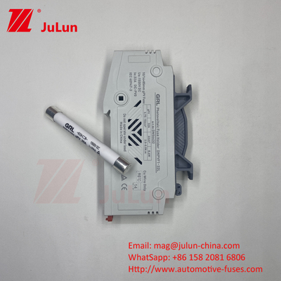 PV-50L ফিউজ সিলিন্ড্রিকাল সিরামিক ফিউজ 22*58mm 1000DV ফোটোভোলটাইক নিম্ন ভোল্টেজ সৌর ফিউজ ধারক