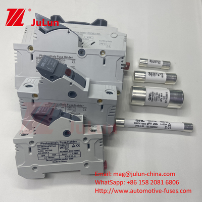 সৌর PV পাওয়ার অ্যাপ্লিকেশনের জন্য 1000VDC 15A সৌর ফটোভোলটাইক ইনভার্টার ফিউজ