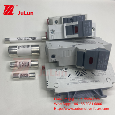 ফিউজ 1500vdc 20a DNPVF1-32L সৌর সিস্টেম Pv ফিউজ 1500vdc ফাস্ট ব্লো সিরামিক DIN রেল মাউন 10x85MM 1500V তাপীয় ফিউজ