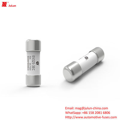 DC 750V 20KA বৈদ্যুতিক গাড়ির ফ্ল্যাট হেড টিউবুলার ফিউজ