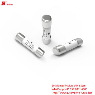 মাঝারি ফিউজ 15A-50A মাঝারি ফিউজ বোল্ট স্ক্রু EV325-3EC DC750V 20KA নামমাত্র বর্তমান নির্দেশক পতাকা সহ
