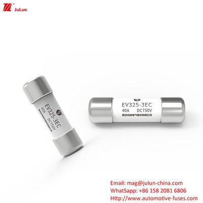 মাঝারি ফিউজ 15A-50A মাঝারি ফিউজ বোল্ট স্ক্রু EV325-3EC DC750V 20KA নামমাত্র বর্তমান নির্দেশক পতাকা সহ