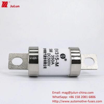EV315-M-5M-150A 250A 300A 400A 500VDC বৈদ্যুতিক গাড়ির ফিউজ সুরক্ষা EV নামমাত্র ভোল্টেজ Dc 500V 20KA