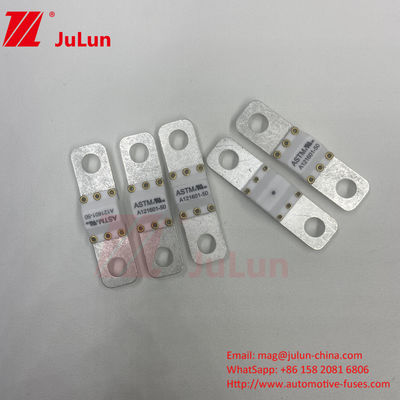 এএসটিএম A121601-100A 125V বৈদ্যুতিক যানবাহনের চার্জিং ফিউজ 3KA-8KA -40.C থেকে 105.C 63VDC-125VDC