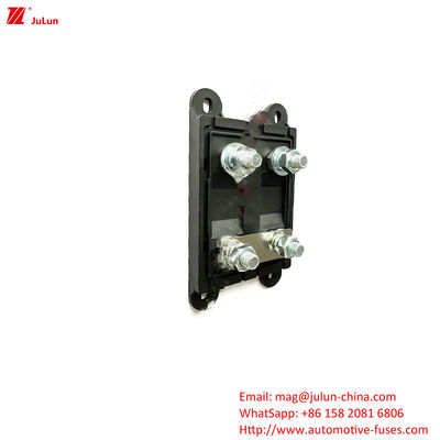 Eu UL সার্টিফাইড ইলেকট্রিক যানবাহন 32V DIN ট্র্যাক ফিউজ হোল্ডার একক মেরু দ্বি-পোলার স্বয়ংক্রিয় তামা ফিউজ হোল্ডার