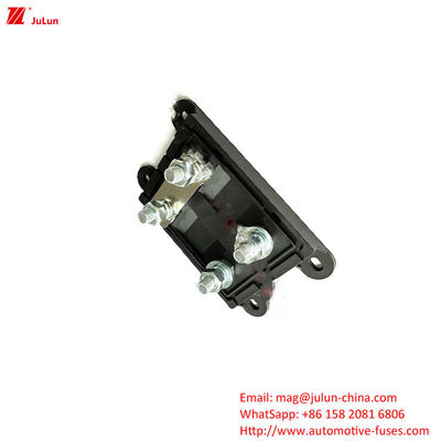 Eu UL সার্টিফাইড ইলেকট্রিক যানবাহন 32V DIN ট্র্যাক ফিউজ হোল্ডার একক মেরু দ্বি-পোলার স্বয়ংক্রিয় তামা ফিউজ হোল্ডার
