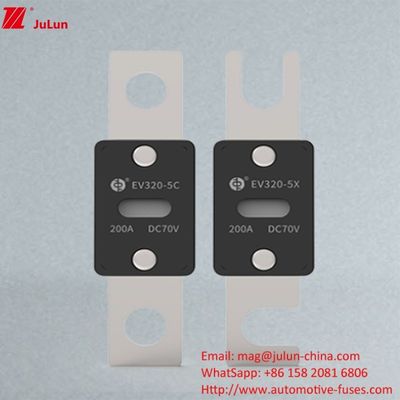 ইভি ফিউজ 70VDC 1 টার্মিনাল সুরক্ষা বৈদ্যুতিক যানবাহন 150-3000A