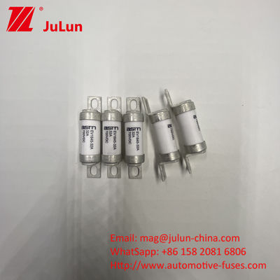 10A 700VDC EV1845 10kA নামমাত্র মাঝারি বোল্ট টাইপ EV ফিউজ স্ক্রু মাউন্ট সঙ্গে
