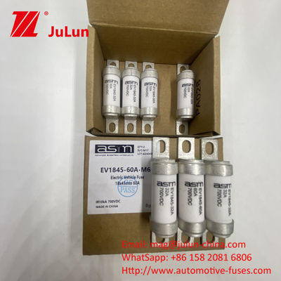 8A 700VDC EV1845 10kA ব্রেকিং ক্যাপাসিটি বোল্ট টার্মিনাল EV HEV ফিউজ