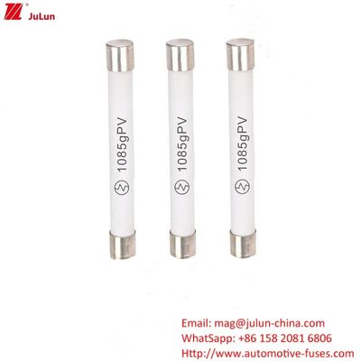 10x85 মিমি 10A1500A ফোটোভোলটাইক ফিউজ ভোল্টেজ স্কোর বর্তমান সীমাবদ্ধ ফিউজ