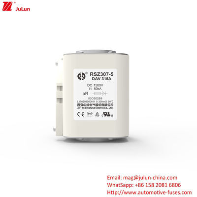 RSZ307-5-DAV 315A Ev চার্জার অ্যাডাপ্টার 450A-1800A 1500VDC এনার্জি ফিউজের জন্য সামঞ্জস্যপূর্ণ
