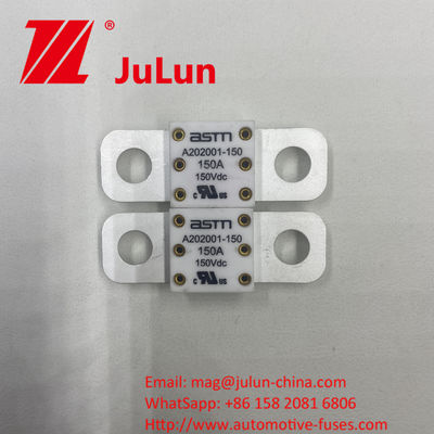 A202001-350A 150VDC সিরামিক অটোমোটিভ ফিউজ 20KA 100A 150A 200A ভাঙ্গন ক্ষমতা সহ