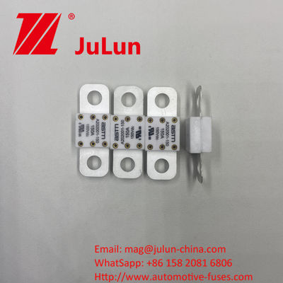 এএসটিএম ইলেকট্রিক বর্তমান 100A 150VDC A202001 দীর্ঘস্থায়ী কর্মক্ষমতা জন্য সিরামিক গাড়ী ফিউজ