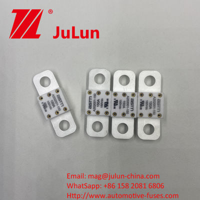 ASTM A202001-150A 150VDC নামমাত্র ভোল্টেজ অ্যাপ্লিকেশনের জন্য প্রয়োজনীয় সিরামিক কার ফিউজ